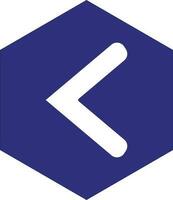 Left Chevron Vector Icon design