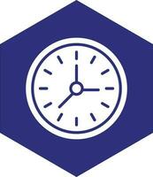 Wall Clock Vector Icon design