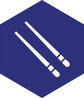 Chopsticks Vector Icon design