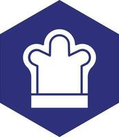 diseño de icono de vector de sombrero de chef
