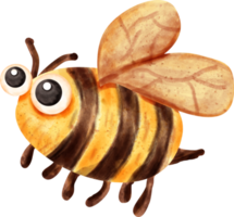 imágenes prediseñadas de abeja acuarela png
