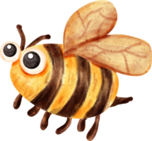 watercolor Bee clip art png