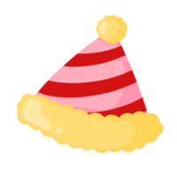 cono cappello illustrazione cartone animato png