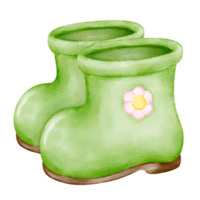 Gummi Stiefel Gartenarbeit png