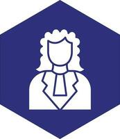 Judge Vector Icon design