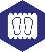 Door Mat Vector Icon design