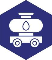 Oil Tank Vector Icon design