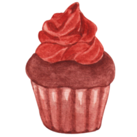 watercolor cup cake png