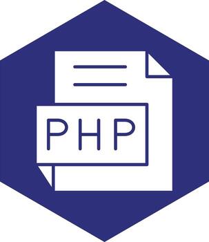 php vector icono diseño