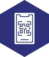 Mobile Qr Code Vector Icon design