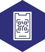 Mobile Qr Code Vector Icon design