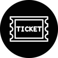 Ticket Vector Icon Design