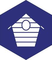 Bird House Vector Icon design