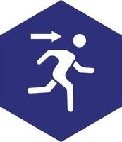 Exit Vector Icon design