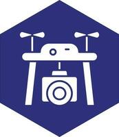 Drone Camera Vector Icon design