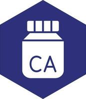 Calcium Vector Icon design