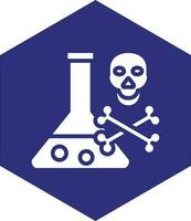 Poison Chemical Vector Icon design