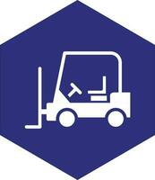 Forklift Vector Icon design