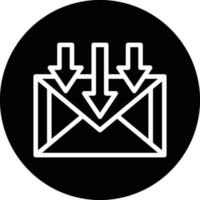 Inbox Vector Icon Design