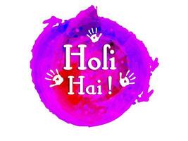 Indian Festival of Colours, Happy Holi Concept. vector