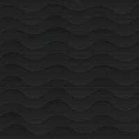 Abstract Overlap Paper Waves Background In Black Color. vector