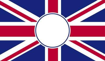 Grunge UK flag.Vector British flag. UK flag in grungy style.Vector Union Jack grunge flag with copy space for your design vector