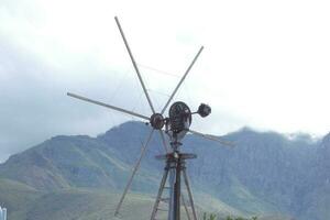 classic windmill mechanism without the sails photo