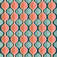 Retro Style Abstract Geometric Or Rhombus Pattern Background. vector