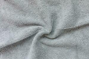 Gray microfiber cloth for cleaning and dusting photo