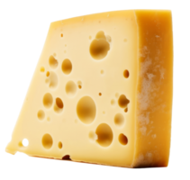 Piece of cheese isolated. png