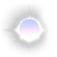 luz flare efeito png