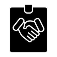 Agreement Icon Design vector