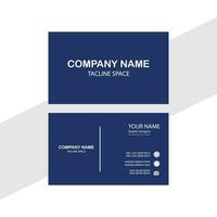 Modern business card design. vector