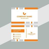 Modern business card design. vector