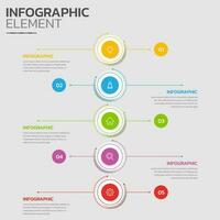 creativo infografía diseño modelo vector