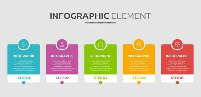 Creative infographic design template vector