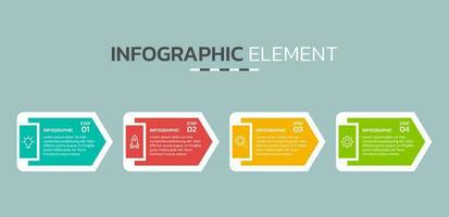 Creative infographic design template vector