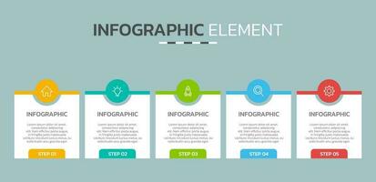 Creative infographic design template vector