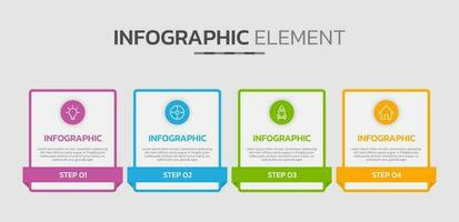 Creative infographic design template vector