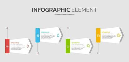 Creative infographic design template vector