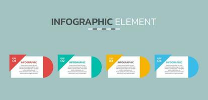 Creative infographic design template vector