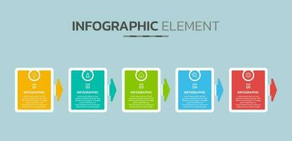 Creative infographic design template vector