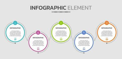 Creative infographic design template vector