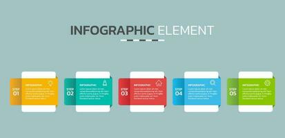 Creative infographic design template vector