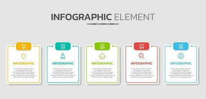 Creative infographic design template vector