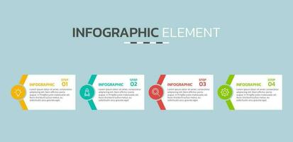 Creative infographic design template vector