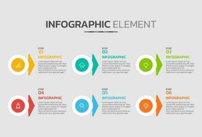 Creative infographic design template vector