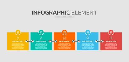 Creative infographic design template vector