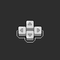 arrow game button in pixel art style vector