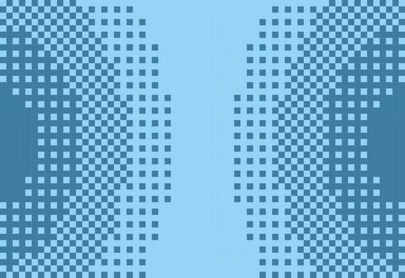 blue gradient background in pixel art style
